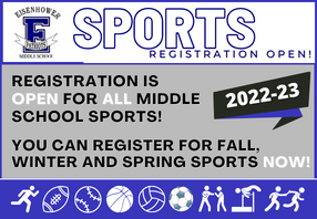  Sports registration for ALL seasons is OPEN!